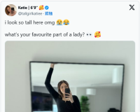 「巨人女」靠成人网站变网红 无奈叹205公分成交友阻碍